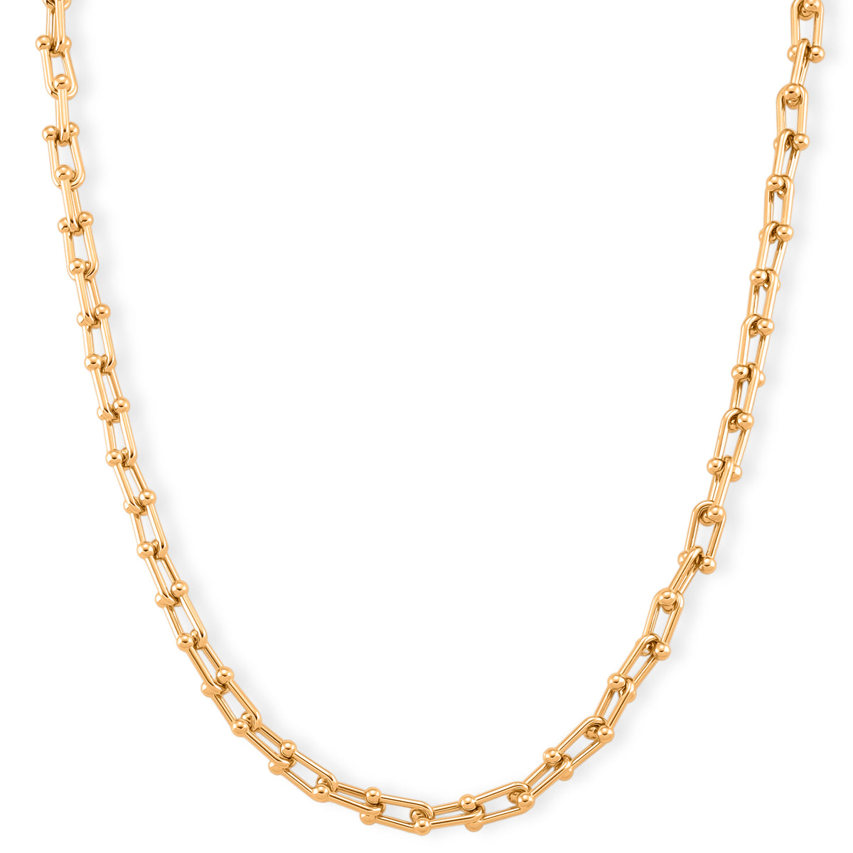 DESIGNER INSPIRED - INDUSTRIAL Necklace (Size - 22 + 2 Inch Ext) in Yellow Gold Tone V32531899 0