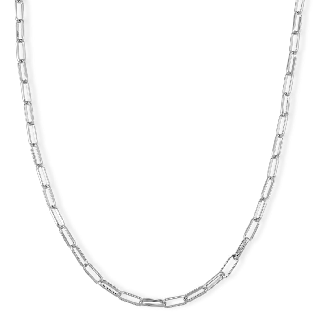 Paperclip Chain Necklace (Size - 20 + 2 inch Ext.)_8350649