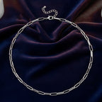 Paperclip Chain Necklace (Size - 20 + 2 inch Ext.)_8350649_1
