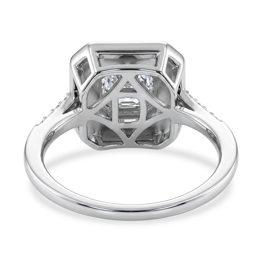 D'Joy Moissanite and Boots Black Jade Solitaire Ring in Rhodium Overlay Sterling Silver 3.45 Ct._8351051_4