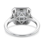 D'Joy Moissanite and Boots Black Jade Solitaire Ring in Rhodium Overlay Sterling Silver 3.45 Ct._8351051_4