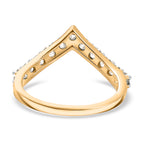 Royal Bali Collection - D'Joy White Moissanite Wishbone Ring in 18K Vermeil Yellow Gold Plated Sterling Silver_8351333_4