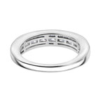 D'Joy - Moissanite Half-Eternity Band Ring in Rhodium Overlay Sterling Silver 1.38 Ct._8351360_4