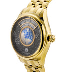 William Hunt Limited Edition Celestial Constellation Automatic Movt Watch With Rotating Globe 3ATM Water Resistancy Presented in a Gift Box - Gold Black_8351519_3