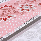 LIVMORE 3-Piece Set - Floral Print Fitted Sheet with Two Matching Pillowcases (Double, 190 x 135cm) - Light Pink_8352776_5