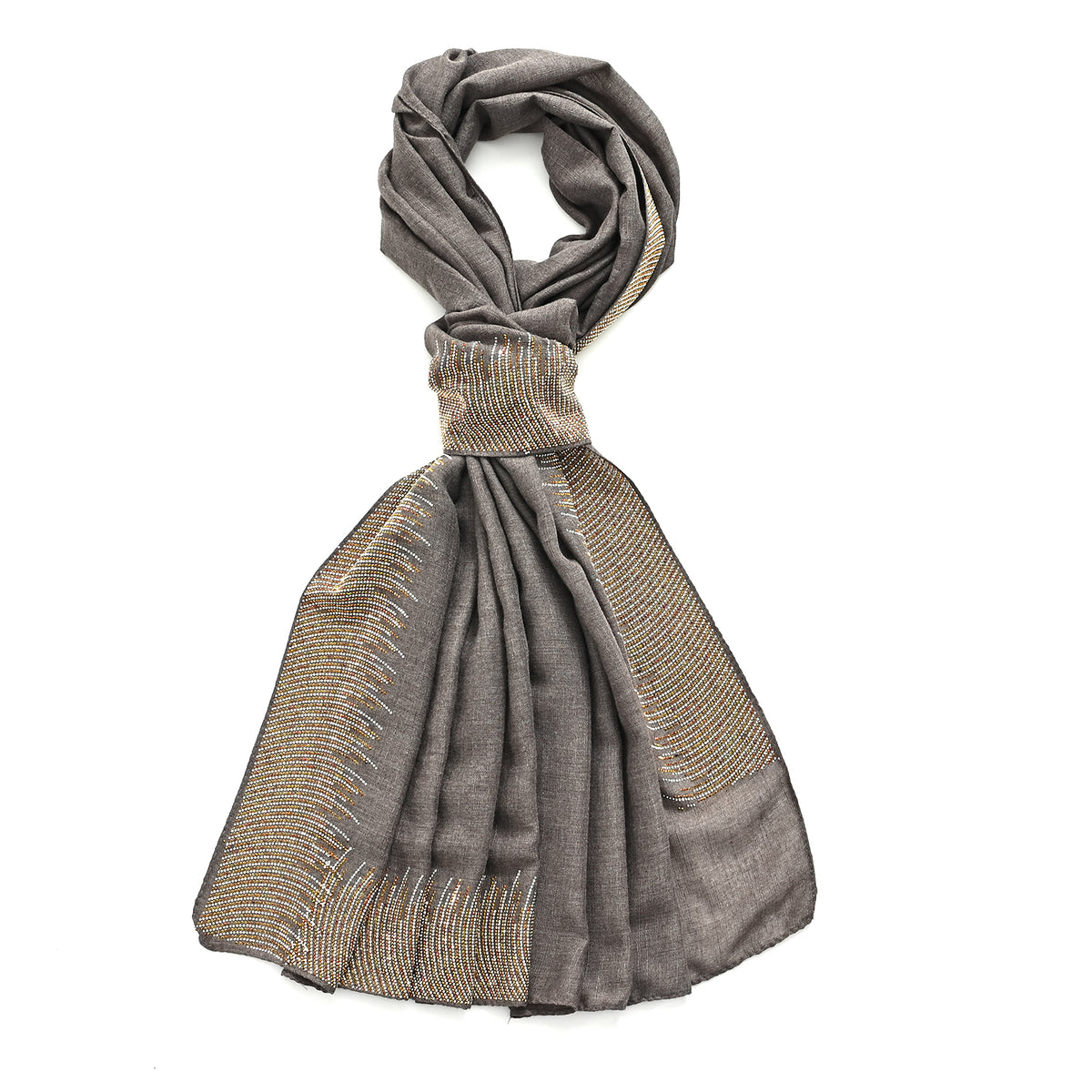 Limited Collection Sparkling Sequin Scarf (70 x 180 cm) - Grey V32570252 6