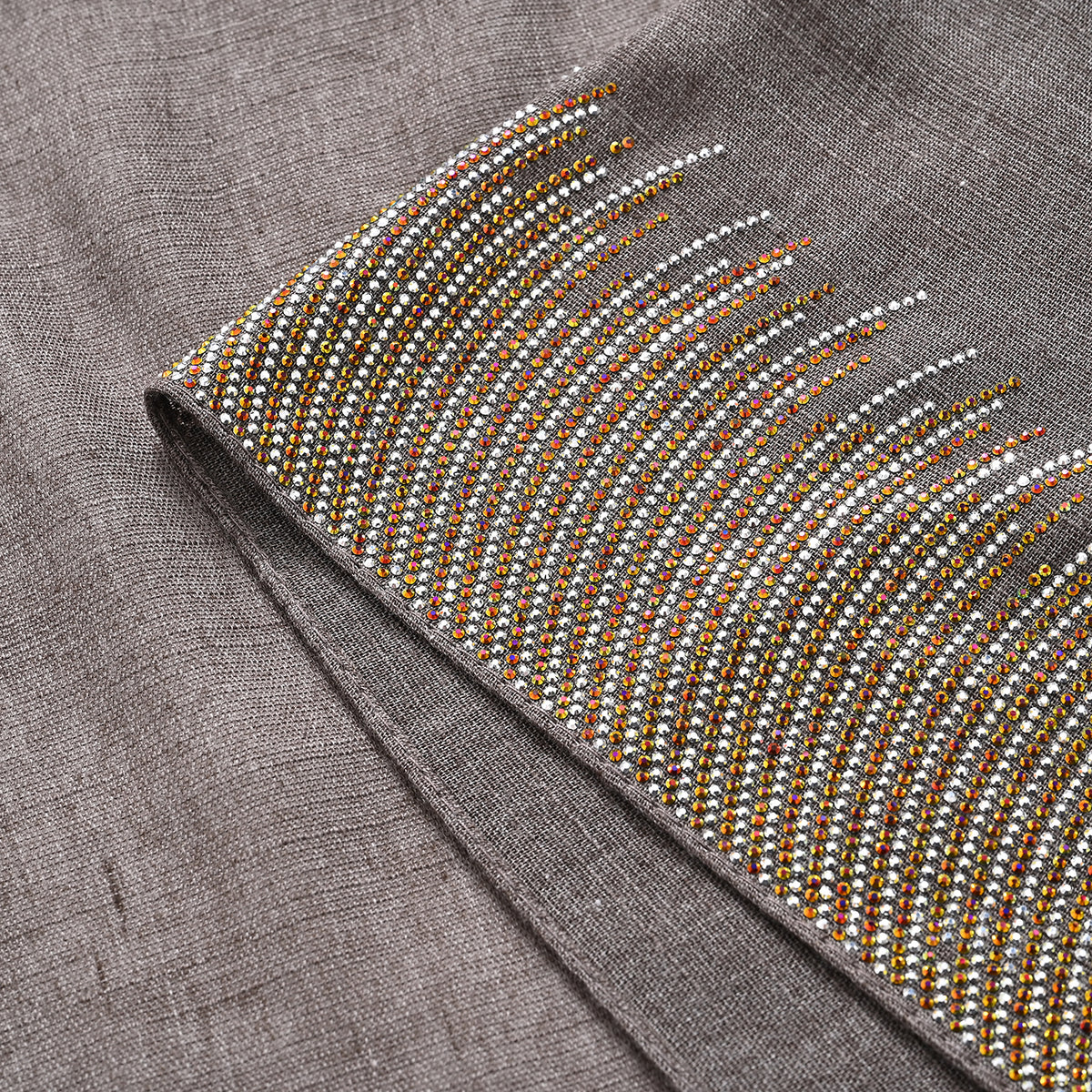 Limited Collection Sparkling Sequin Scarf (70 x 180 cm) - Grey V32570252 8