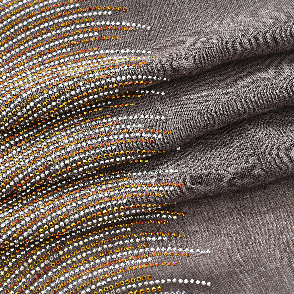 Limited Collection Sparkling Sequin Scarf (70 x 180 cm) - Grey_8352914_8