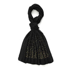 Limited Collection Sparkling Sequin Scarf (One Size, 180 x 70cm) - Black_8353997_3