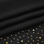 Limited Collection Sparkling Sequin Scarf (One Size, 180 x 70cm) - Black_8353997_4