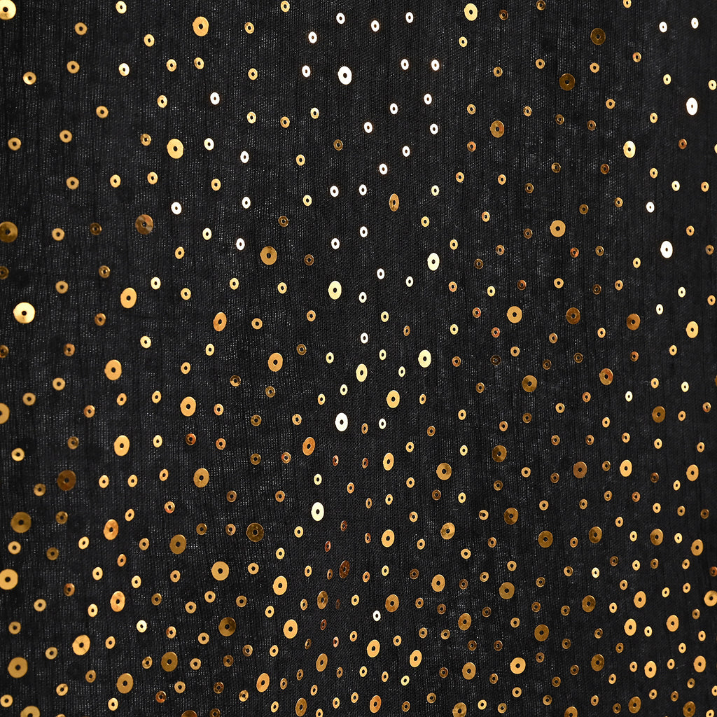 Limited Collection Sparkling Sequin Scarf (One Size, 180 x 70cm) - Black_8353997_5
