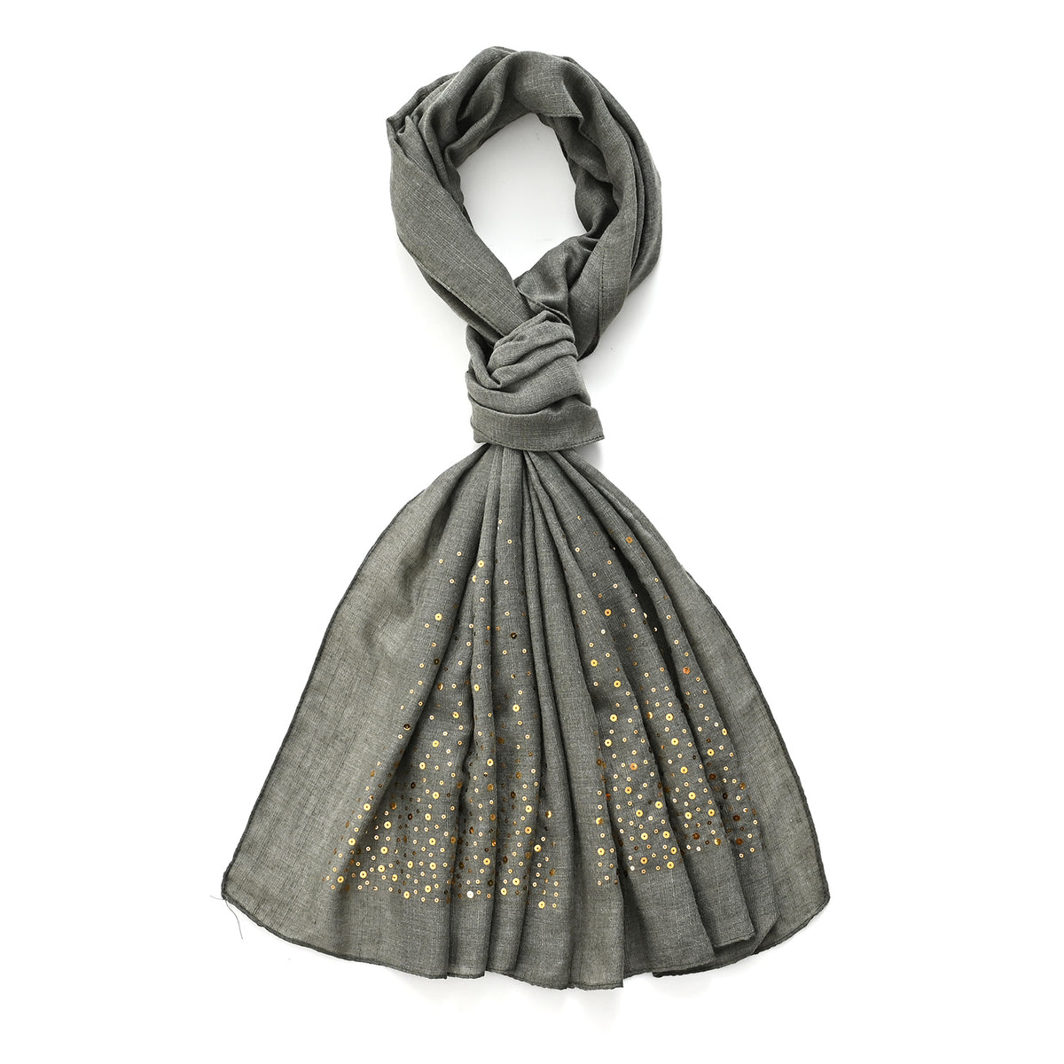 Limited Collection Sparkling Sequin Scarf (One Size, 180 x 70cm) - Green V32577075 4