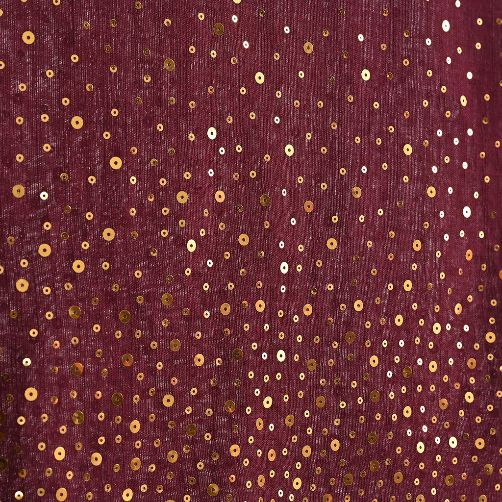 Limited Collection Sparkling Sequin Scarf (One Size, 180 x 70cm) - Purple_8353999_5