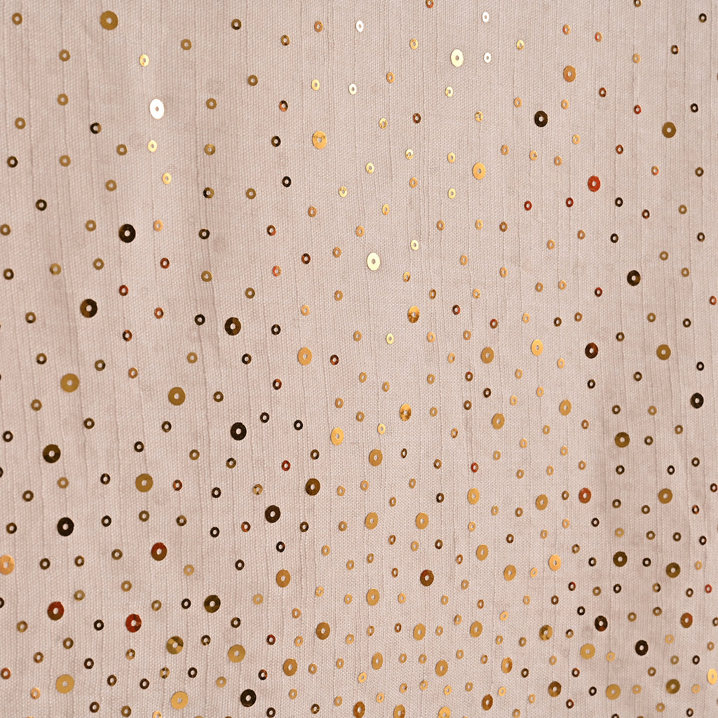 Limited Collection Sparkling Sequin Scarf (One Size, 180 x 70cm) - Beige_8354000_2
