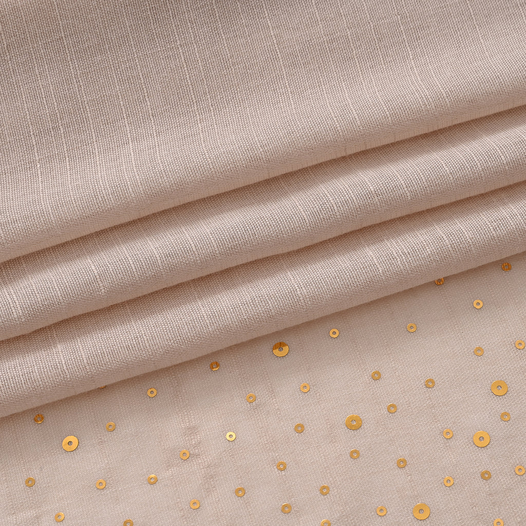 Limited Collection Sparkling Sequin Scarf (One Size, 180 x 70cm) - Beige_8354000_3