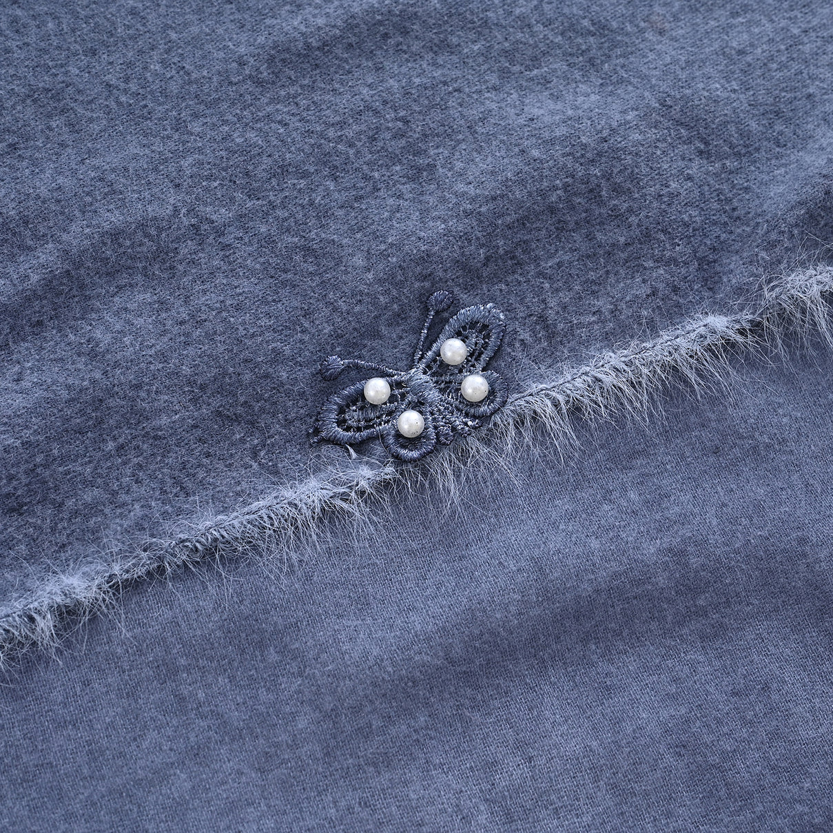 Limited Collection Embellished Season Shawl Shawl (180 x 70 Cm) - Blue V32515983 7