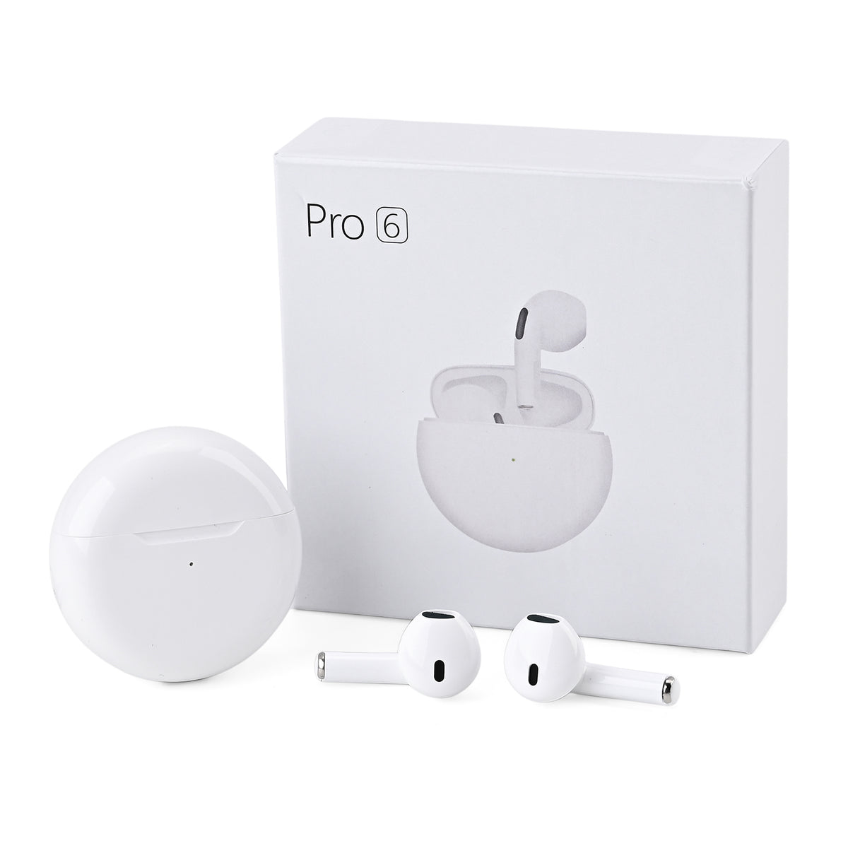 Sleek Ergonomic TWS Earbuds with 150mAh Charging Case and 2-3 Hours Playtime - White V32668727 0