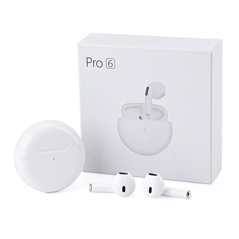 Sleek Ergonomic TWS Earbuds with 150mAh Charging Case and 2-3 Hours Playtime - White_8354263
