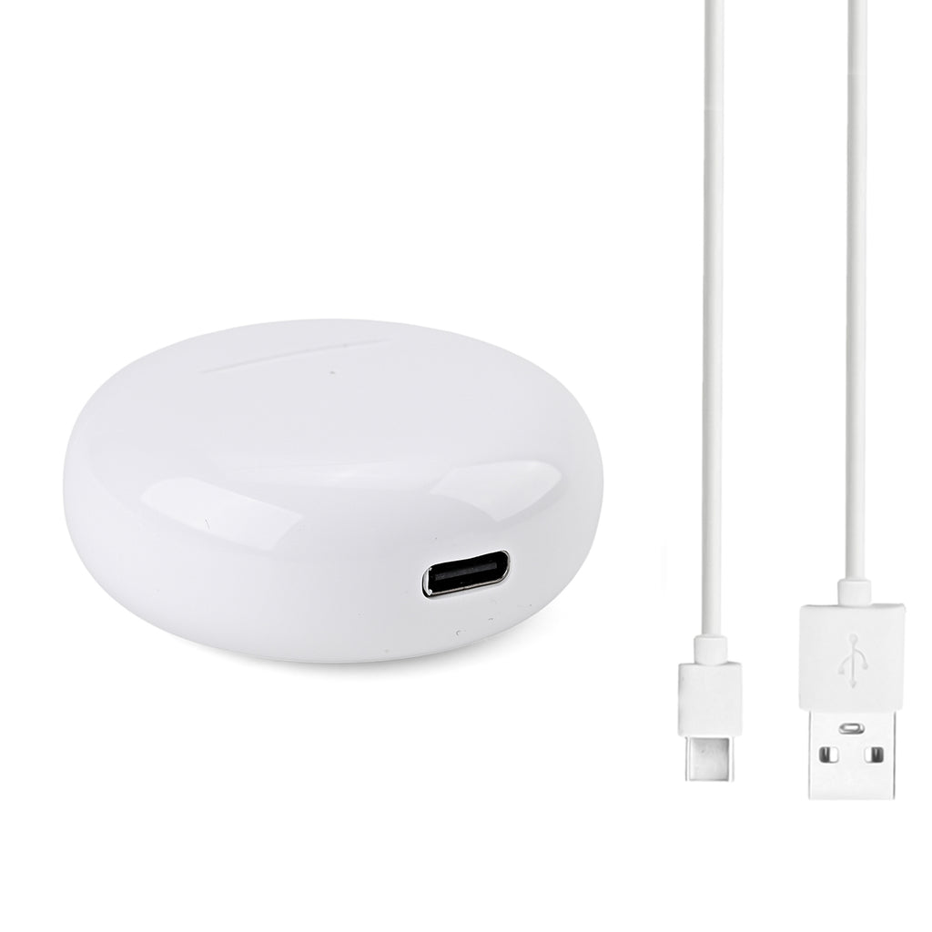 Sleek Ergonomic TWS Earbuds with 150mAh Charging Case and 2-3 Hours Playtime - White_8354263_8