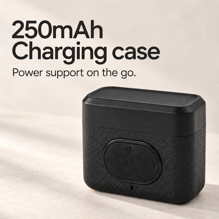 TWS True Wireless Earbuds - 180mAh Charging Case &amp; 3-4 Hour Playtime - Black 8354264 2