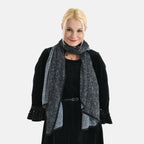 Limited Collection Leopard Print Evening Shawl (180 x 70 cm) - Green_8354944_3