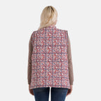 La Marey Chelsea Floral Print Gilet (Size 8-10) - Red_8355022_1