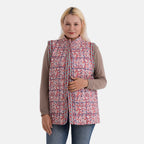 La Marey Chelsea Floral Print Gilet (Size 12 - 14 ) - Red_8355023_3