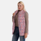 La Marey Chelsea Floral Print Gilet (Size 16-18) - Red_8355024_2