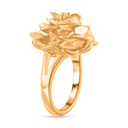 Designer Inspired -24K Yellow Gold (99.99% Purity) Flower Ring_8355890_3