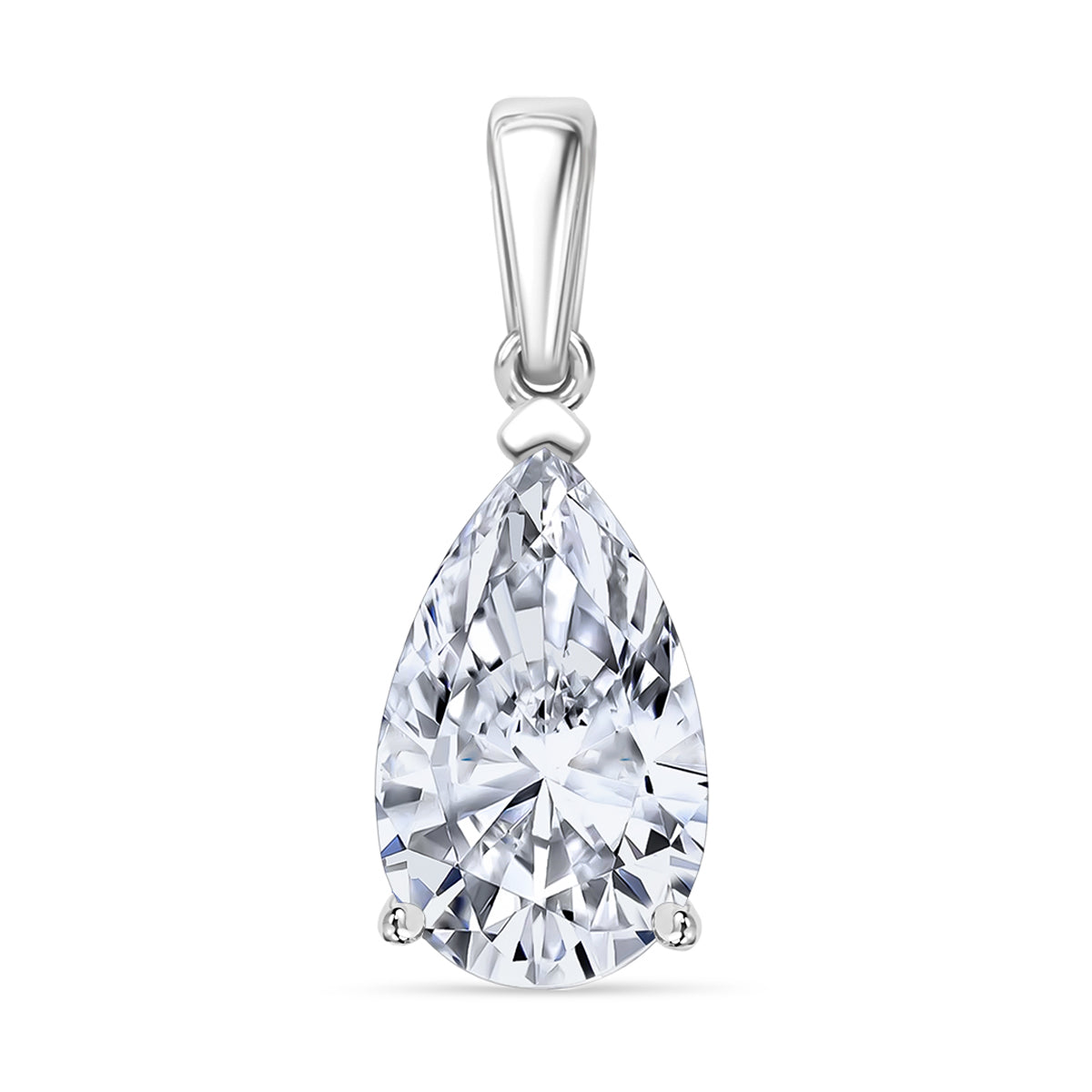 Luxuriant 950 Platinum IGI Certified Lab Grown Diamond (VS/EF) Pendant 5.00 Ct. 8356035 0