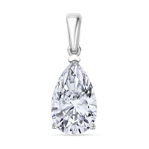 Luxuriant 950 Platinum IGI Certified Lab Grown Diamond (VS/EF) Pear Cut Solitaire Pendant 5.00 Ct._8356035