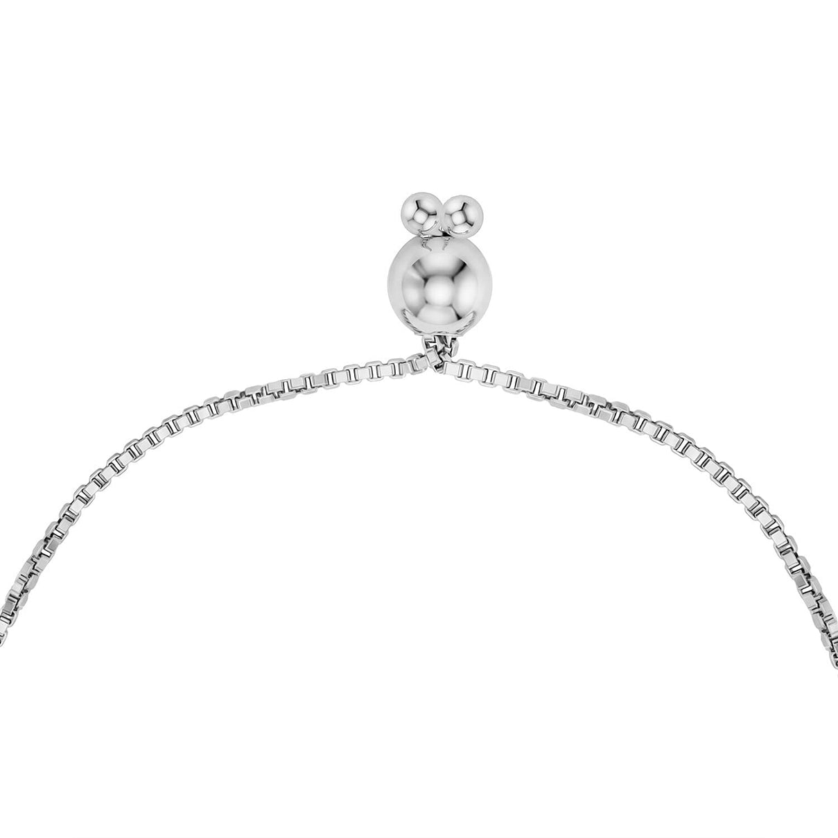 Rhodium Overlay Sterling Silver Adjustable Bracelet V32354101 3