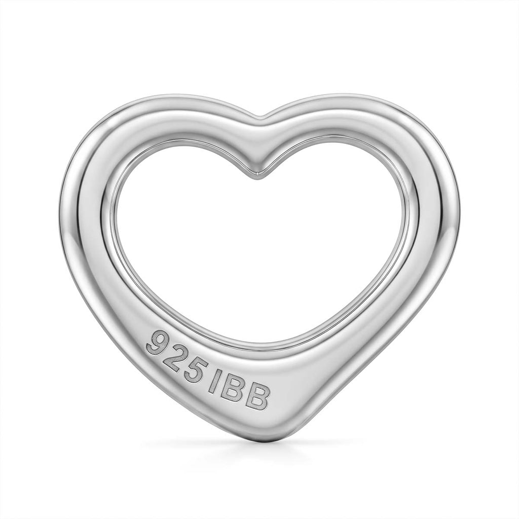 Sterling Silver Open Heart Pendant_8356469_3