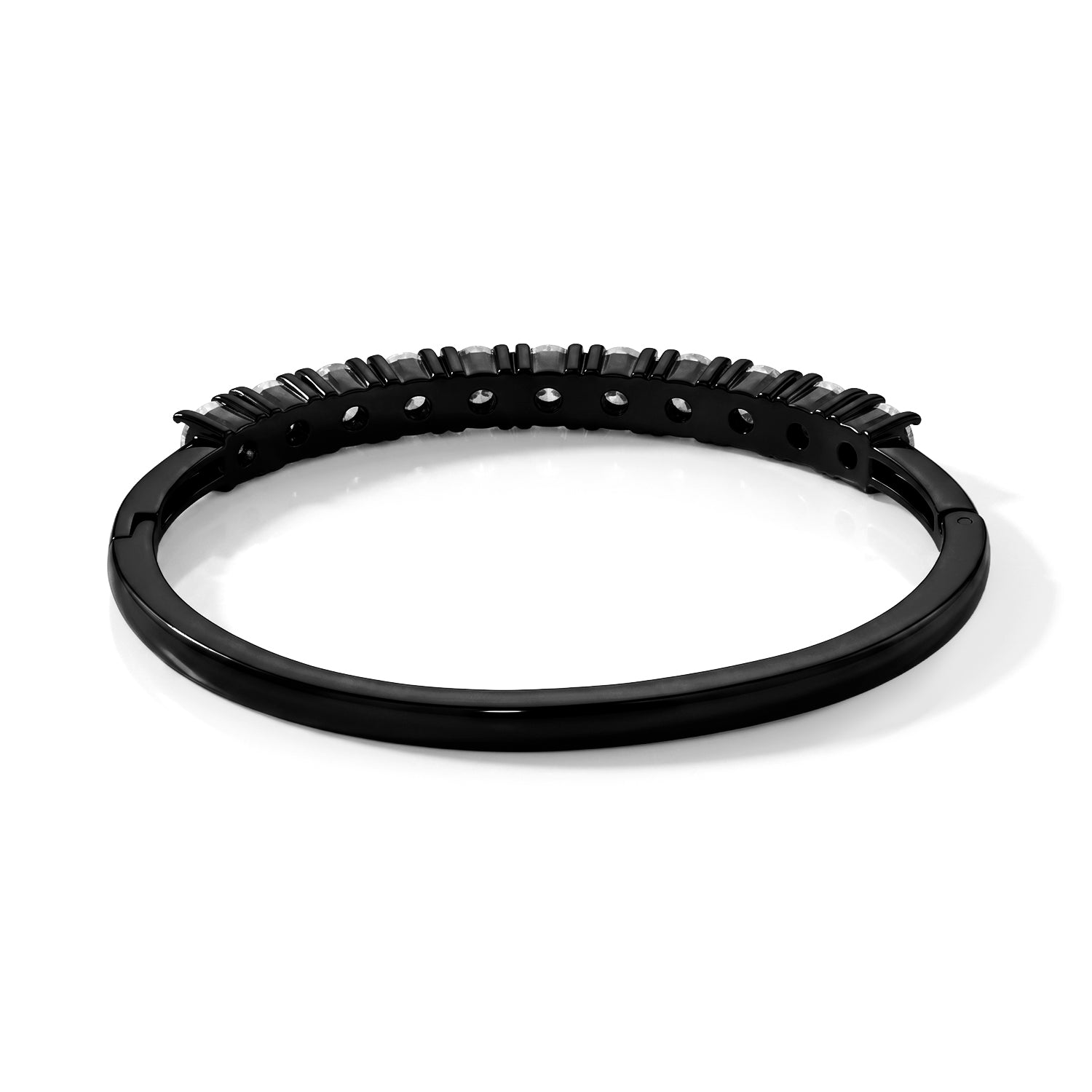 DEAL OF THE DAY - Moissanite Cuff Bangle in Black Plating 10.00 Ct. 8356590 6