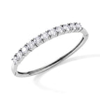 Moissanite Cuff Bangle (Size - 7) in White Plating 10.00 Ct._8356593_3