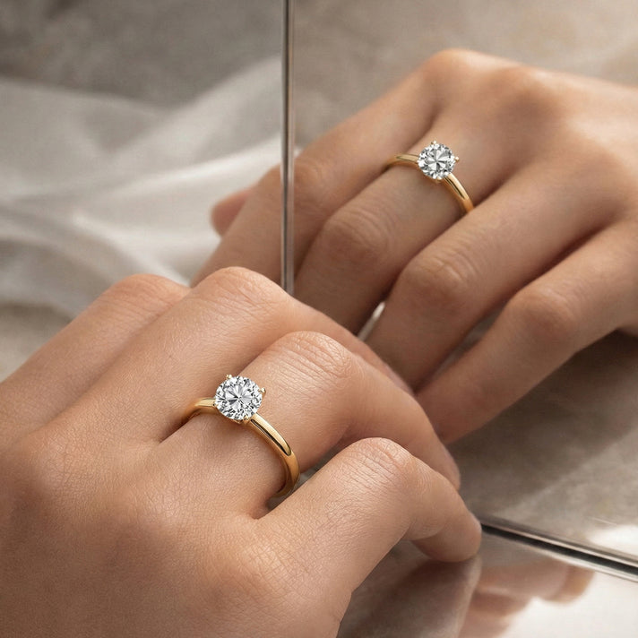 DOORBUSTER DEAL- Luxuriant 18K Yellow Gold IGI Certified Lab Grown Diamond (VS/EF) Ring 3 Ct. 8358122 2