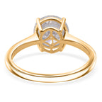 Luxuriant 18K Yellow Gold IGI Certified Lab Grown Diamond (VS/EF) Ring 3.00 Ct._8358122_4