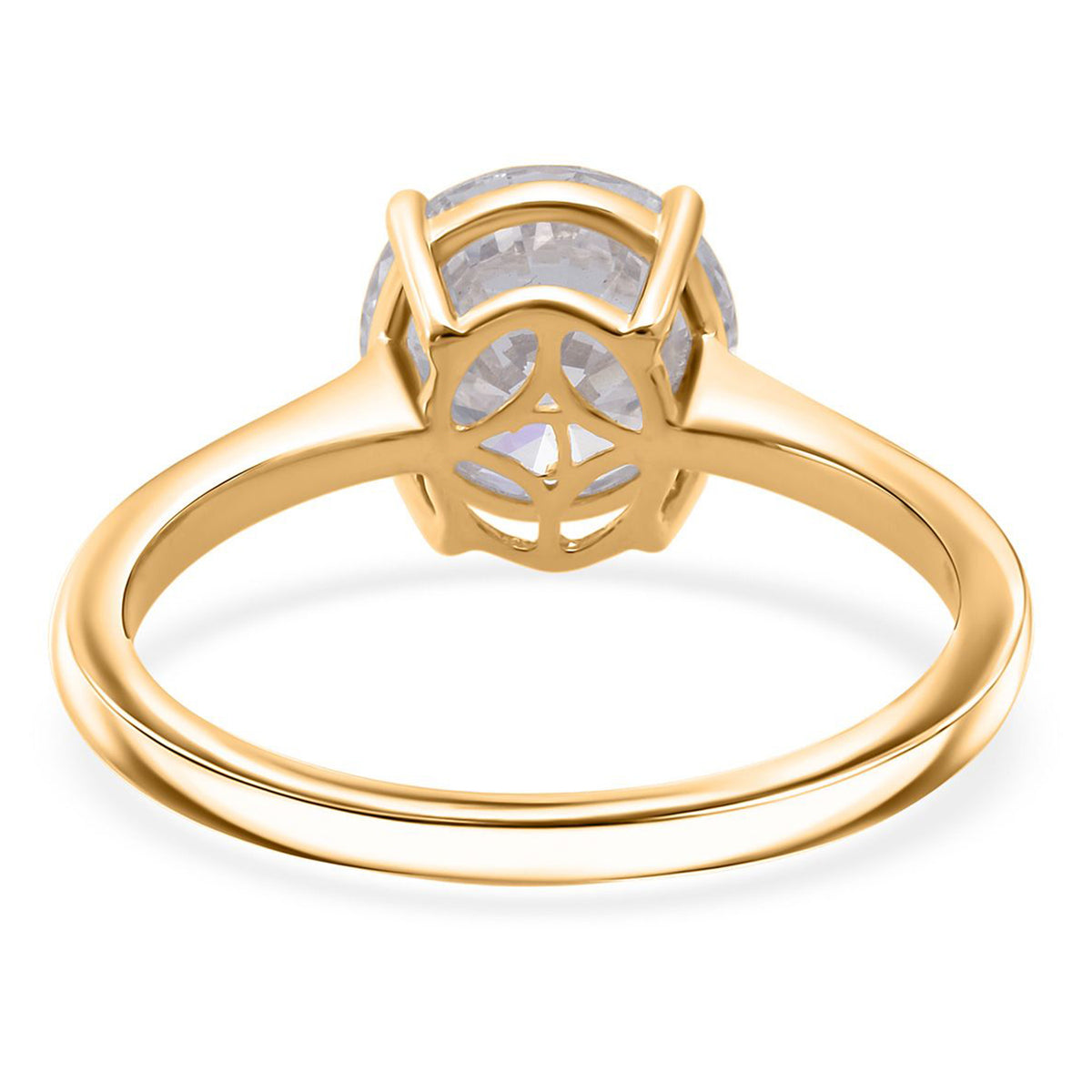 DOORBUSTER DEAL- Luxuriant 18K Yellow Gold IGI Certified Lab Grown Diamond (VS/EF) Ring 3 Ct. 8358122 4