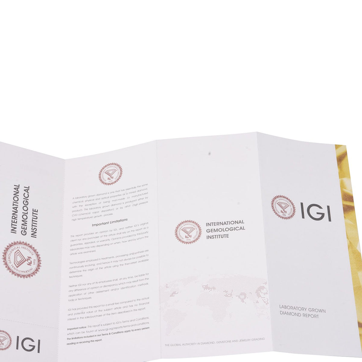 DOORBUSTER DEAL- Luxuriant 18K Yellow Gold IGI Certified Lab Grown Diamond (VS/EF) Ring 3 Ct. 8358122 7