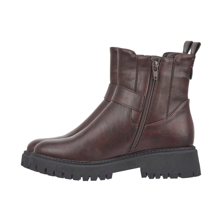 Shoes By Emma Lapari Cleated Sole Ankle Chelsea Boots (Size 4) - Bordeaux 8358892 2