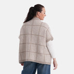 La Marey Soft High-Neck Cardigan (Fits UK 8-20) - Cream & Beige_8359193_1
