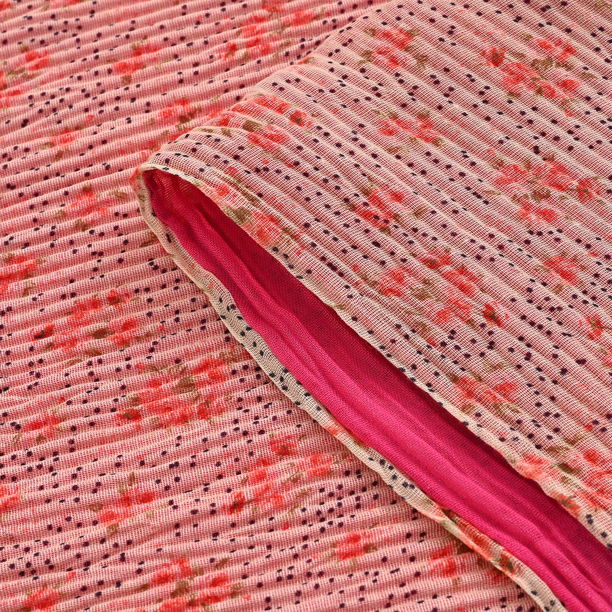 Limited Collection Reversible Floral Shawl (70 x 180 cm) - Pink V32565909 5
