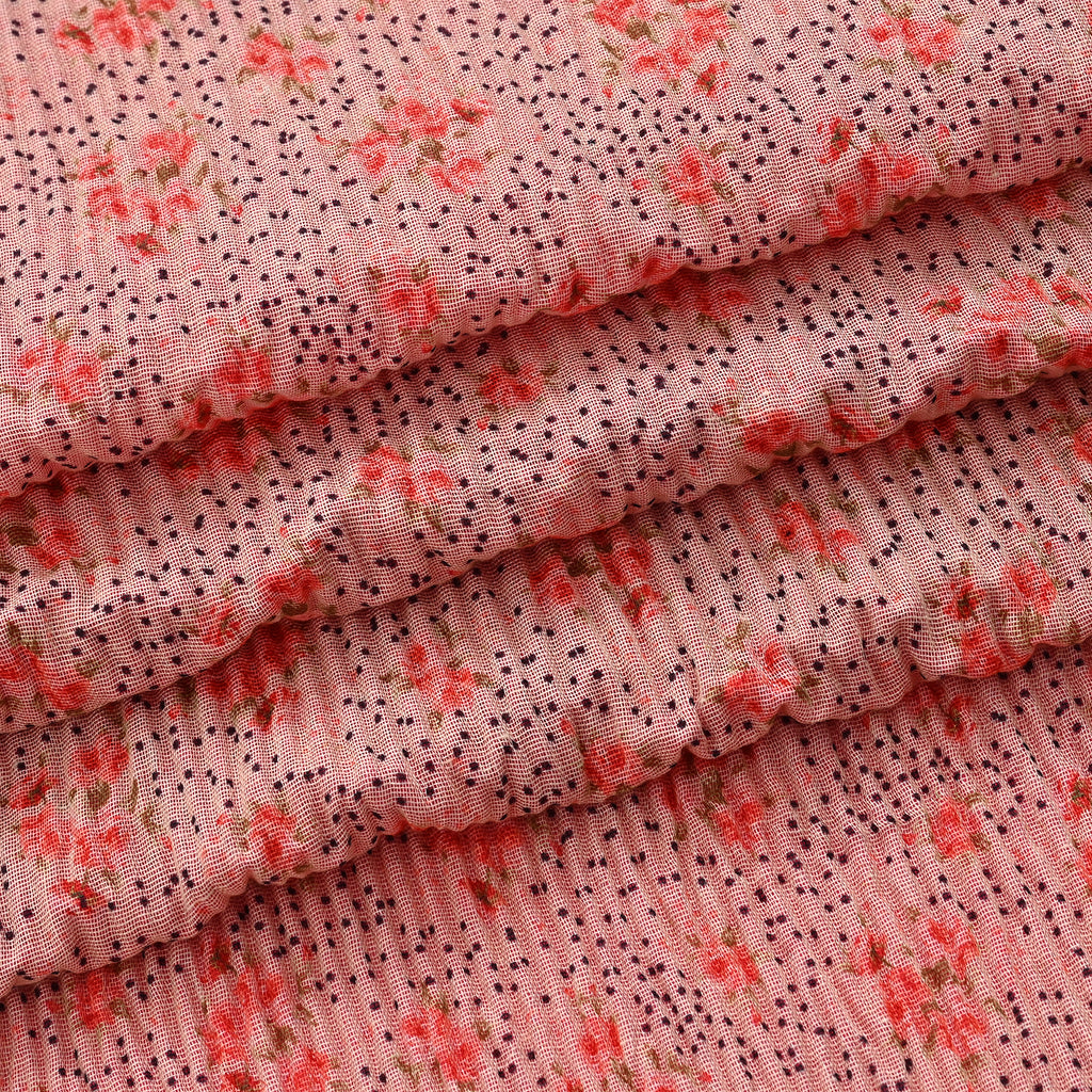 Limited Collection Reversible Floral Shawl (70 x 180 cm) - Pink_8359311_5