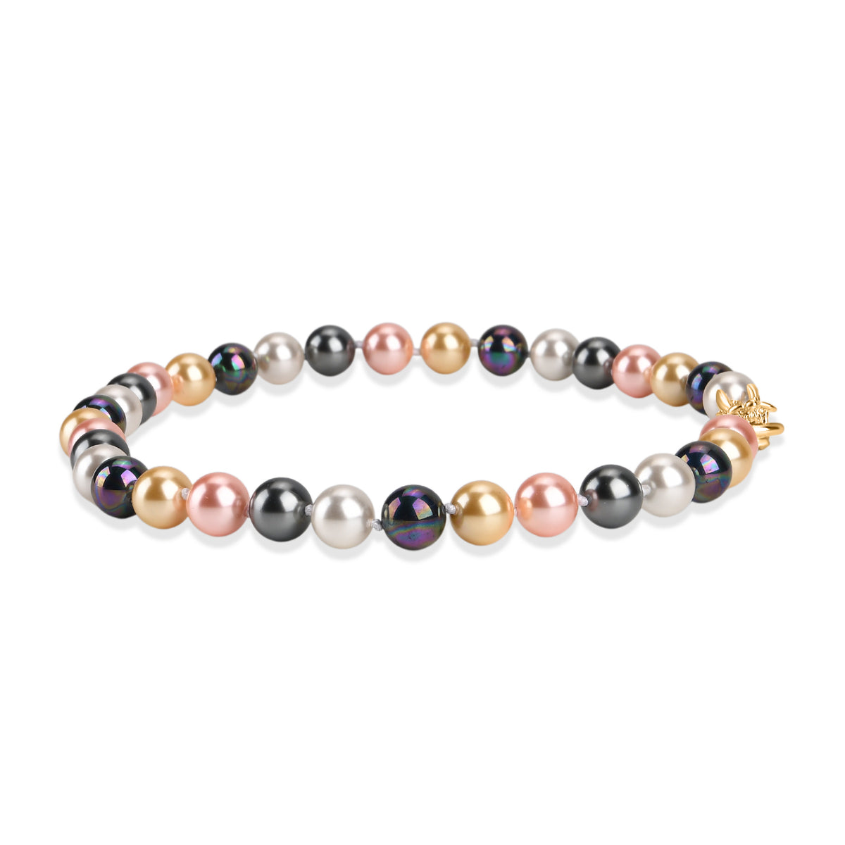 Multi Color Shell Pearl Beads Necklace (Size - 19) 350.00 Ct. V32532692 4