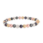 Multi Color Shell Pearl Beads Necklace (Size - 19) 350.00 Ct._8360030_3