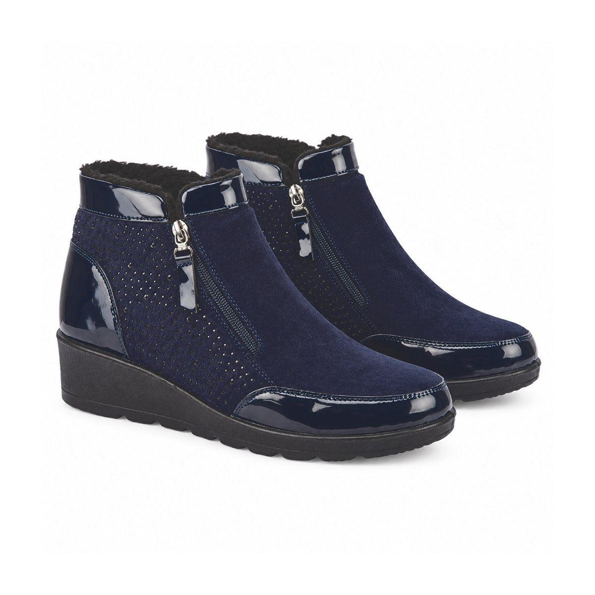 Shoertee Comfort Ladies Shoe (Size - 5) - Navy V32702278 0