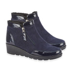 Shoertee Comfort Ladies Shoe (Size - 6) - Navy_8361889