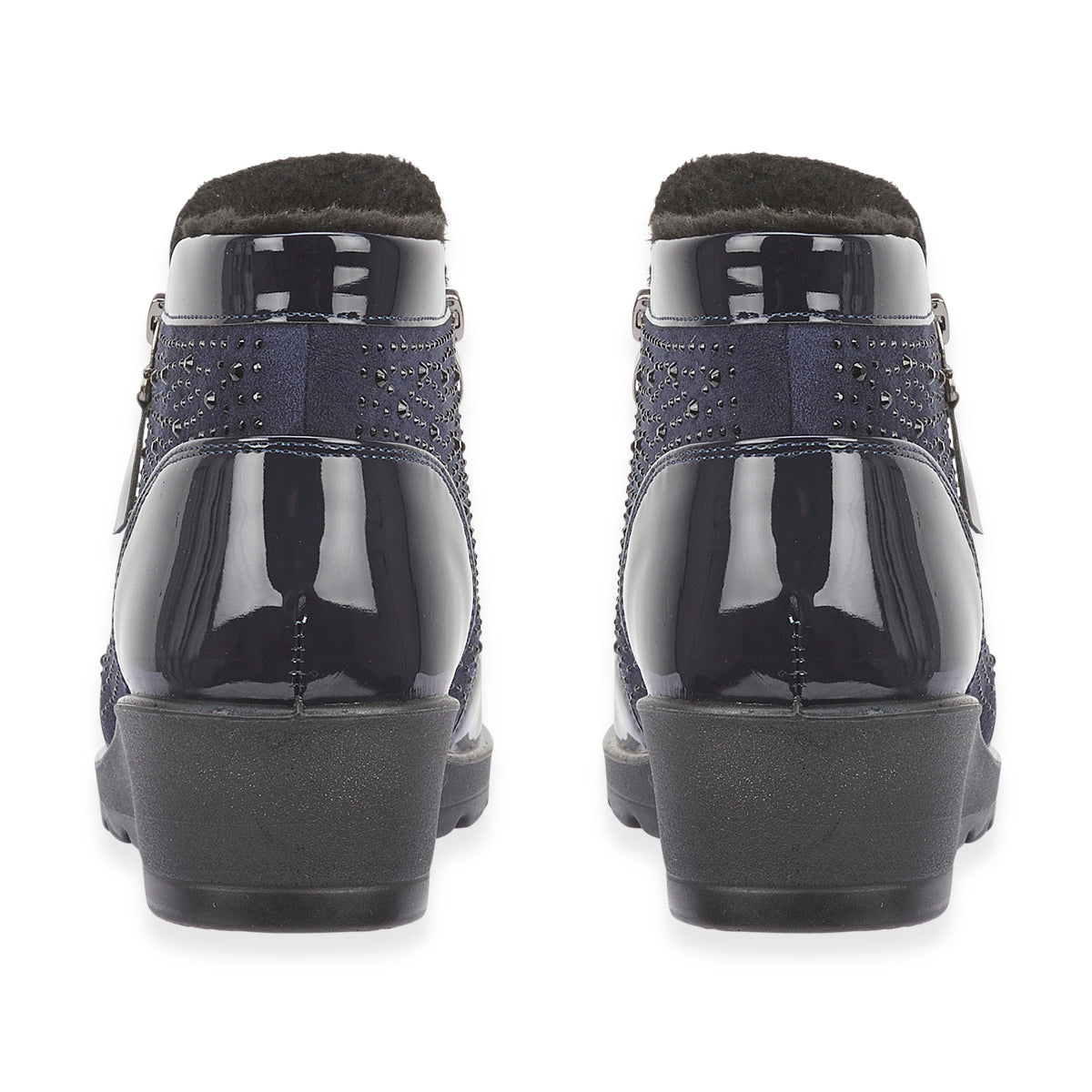 Shoertee Comfort Ladies Shoe (Size - 6) - Navy V32610454 2
