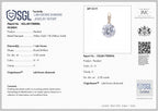 9K Yellow Gold SGL Certified Lab Grown Diamond (I1/GH) Solitaire Pendant 2.03 Ct._8361893_8