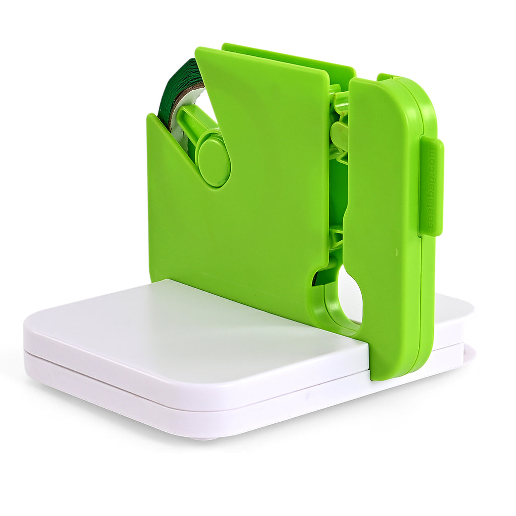LIVMORE Bag Sealer - Keep Food Fresher - Seal Bags and Packets (20.5cm) - Green_8363200